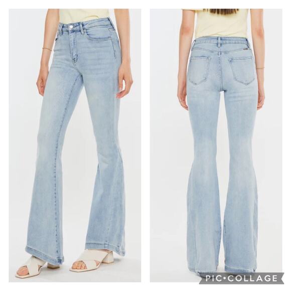 KanCan Thandie High Rise Flare Jeans Size 30 - Picture 1 of 7